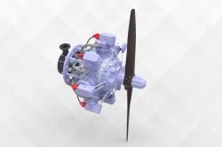 7-Cylinder Radial Engine