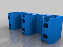 A wall mounted holder for up to six Dyson V11, V10 accessories