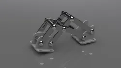 accordion marine hinge 316L stainless steel
