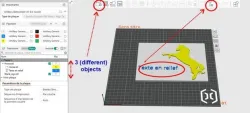 Add text to a sign or panel in slicer