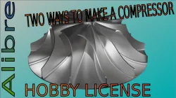 Alibre CAD - Two Ways to Make a Compressor