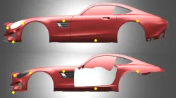 AMG GT 2015 Model Bodykit