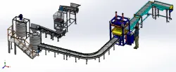 automatic block machine line