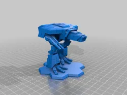 BattleDog Recon Mega Mech - 410 Ton (Battletech Scale)
