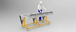 board trolley - table