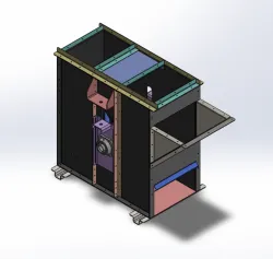 Bucket elevator conveying system