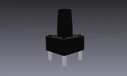 Button black 6mm