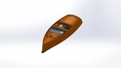 Chris Craft Inspired Micro RC boat