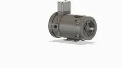 DC motor with 3D printed terminal box