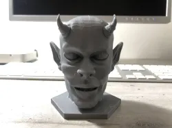 Demon Head Statue