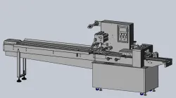Full automatic film feeding pillow packing machine