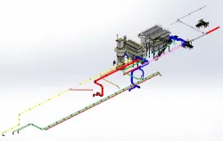 glass fiber - exhaust line