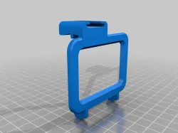 GoPro Hero 5/6/7 Case Back with Cold Shoe for madebypriyam's Case v5