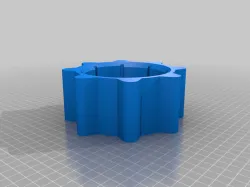 HE3D 2L Clay 3D printer barrel clamp handler