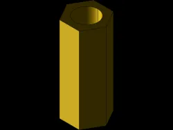 Hex spacer M4x15
