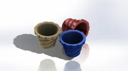 How to draw Flower Pot in Solidwork | Solidworks