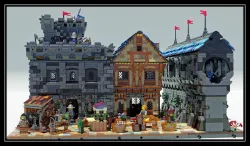 Lego Modular Medieval City