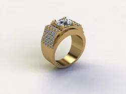 Man Ring free cad file