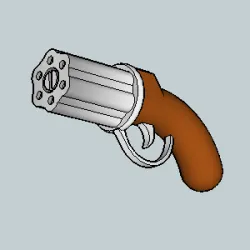 Mini Pepper Box Pistol