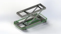 Mobile Scissor / Mobile Lifting Table 2 Ton