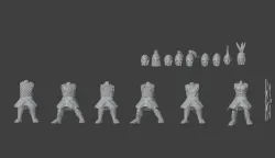 Modular late roman legionaries