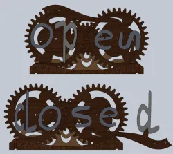 open/closed sign board