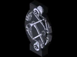 Opposed piston, boxer, toroidal engine