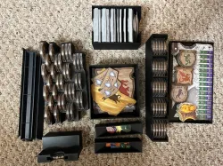 Organizer and coin display for Nidavellir + Thingvellir + Idavoll with 40mm coin capsules