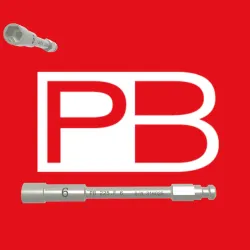 PB SWISS TOOL Nut driver Socket size 6 mm