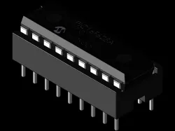 PIC16F628A with DIP socket