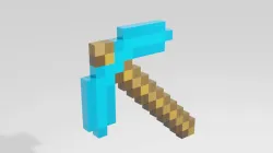 Pixel Minecraft AXE