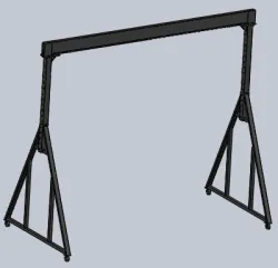 Portable gantry crane
