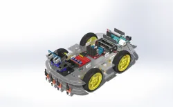 Shopee Line Following 4WD Robot
