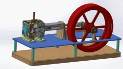 SIMPLIFIED CORliSS STEAM ENGINE