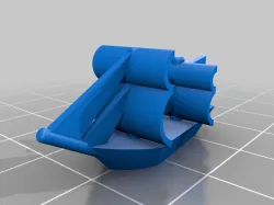 Small ship models for pirate borg