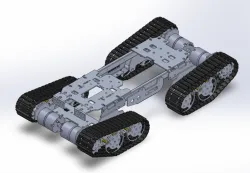 SN1300 Quad Tread RC Tank Chassis