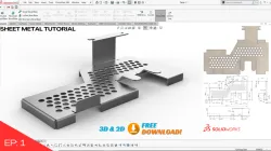 Solidworks - Tutorials | Sheet Metal Design | EP 1