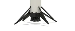 SpaceX Landing Gears and Merlin Engines