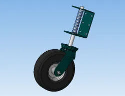 Spring-loaded swivel