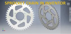Sprocket Chain in Inventor || Inventor Drawing Tutorials || 3d Drawings || Tutorials || Inventor 3d