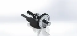 Spur gear and Hellical gear  (roda gigi lurus dan miring)