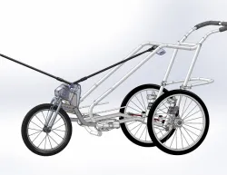 Stroller for jogging