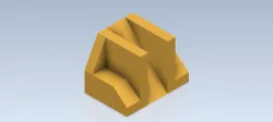 Studycadcam 3D CAD Exercise 122/ brass step Autodesk Inventor Pro