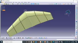 Surface modelling main wing of glider