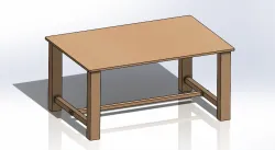 Table size 1.5 x 1 m