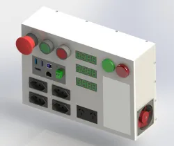 Voltage, Current and Power Test JIG for Hair Dryers / JIG de teste de tensão, corrente e potência para Secadores de cabelo