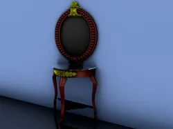 WALL CONSOLE + MIRROR LADY GEO