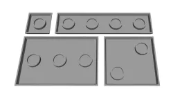 Wargaming square bases
