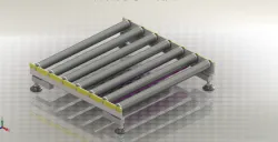 weighing roller bed