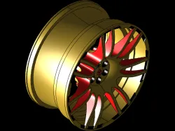 Wheel rim in solidwork
